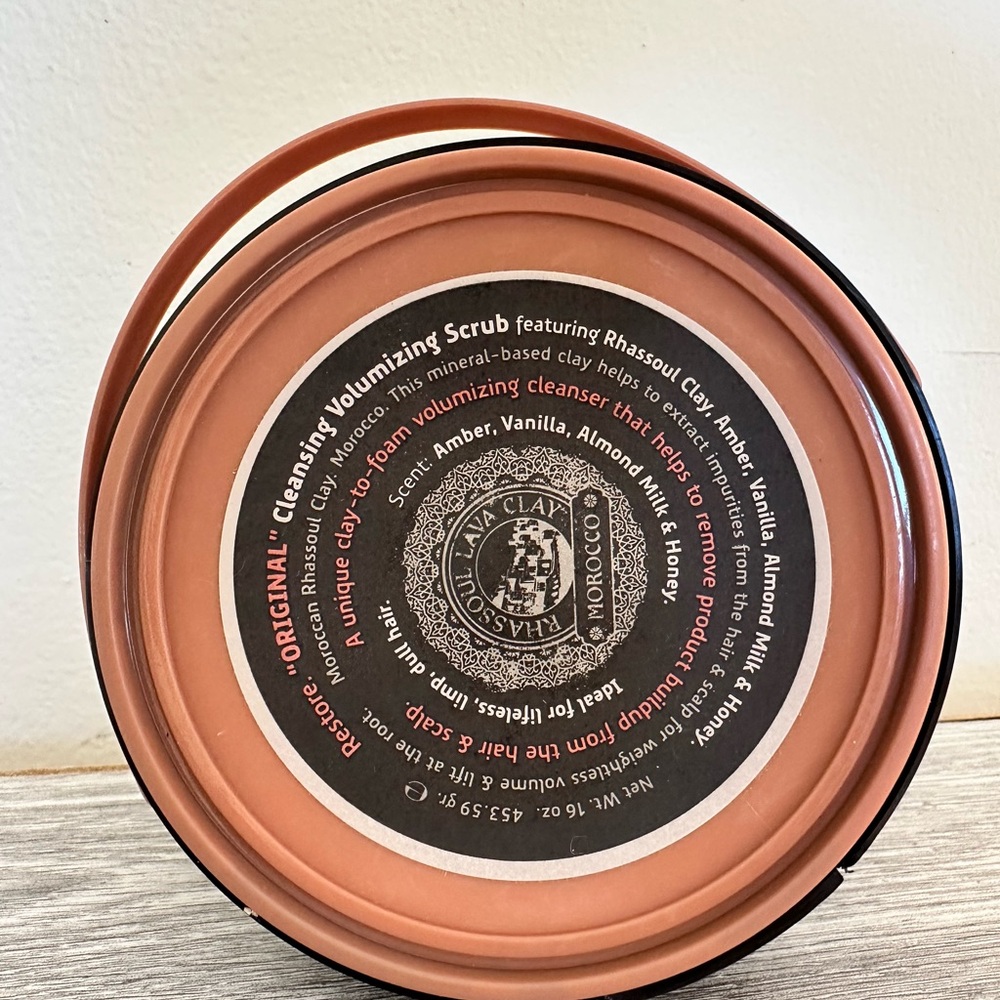 Rhassoul Clay Hair Treatment Mask - Orange